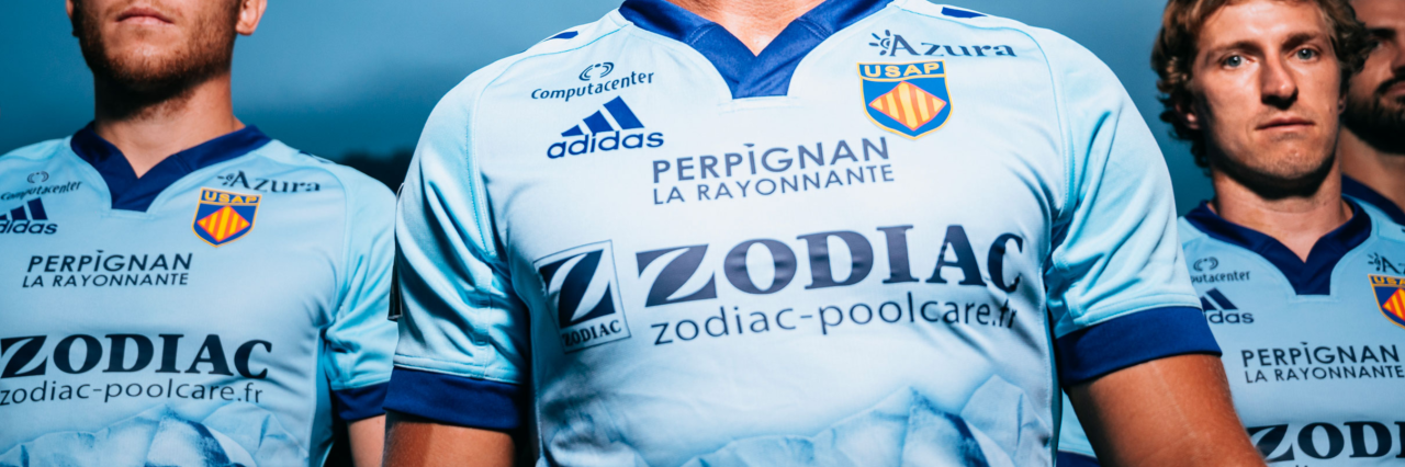 L'USA Perpignan et Adidas lancent le maillot domicile de la saison 2022-23