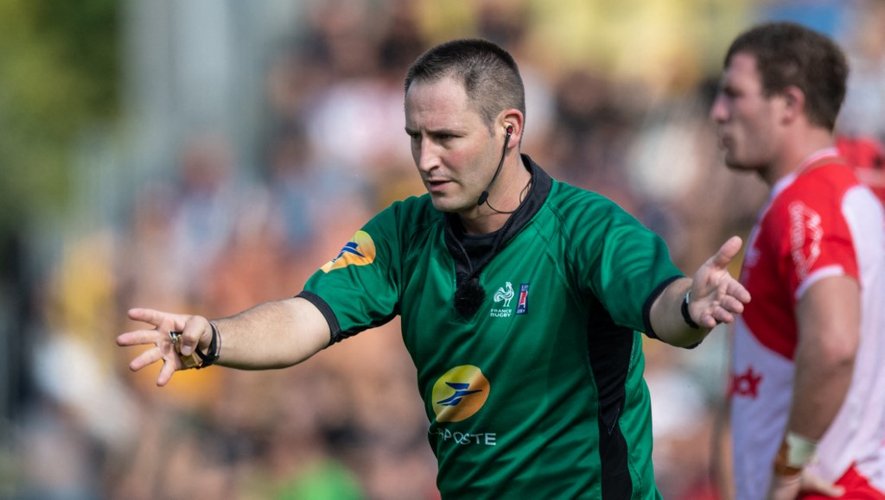 Vincent Blasco-Baqué au sifflet pour la réception de Pau.