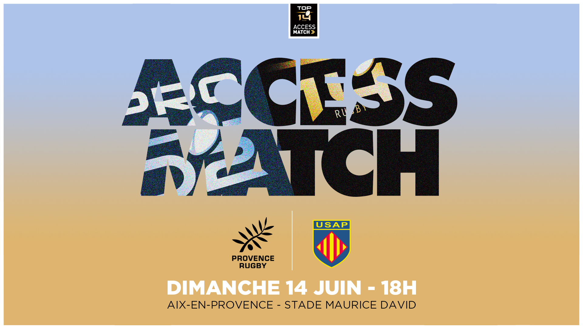 L'USAP jouera son maintien en Top 14 ce dimanche : découvrez les informations billetterie.