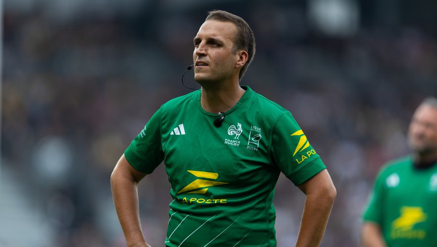 Thomas Charabas, un arbitre d'expérience pour la rencontre entre l'USAP et l'ASM