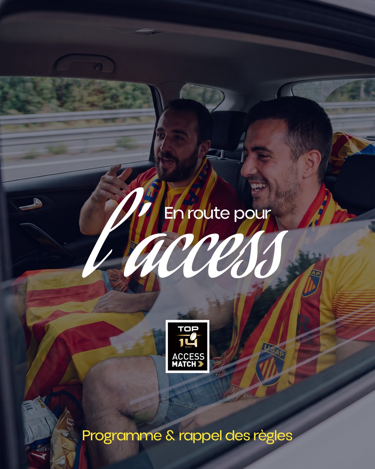 POUR TOUS NOS SUPPORTERS USAP EN ROUTE POUR PROVENCE