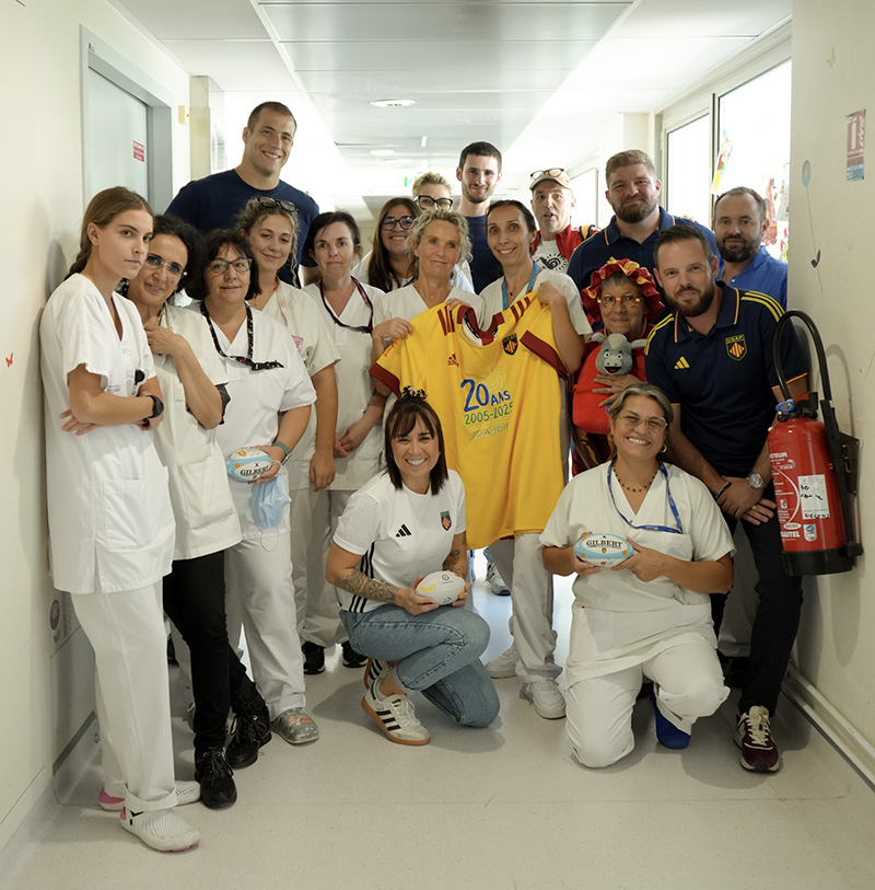 En visite à l'hôpital