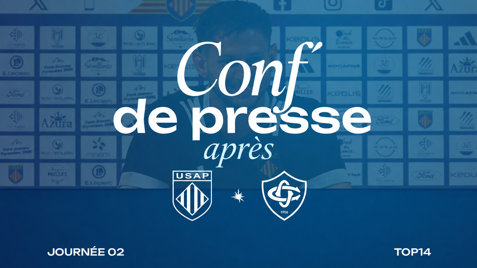 Conférence de presse, après-match USAP / CASTRES.