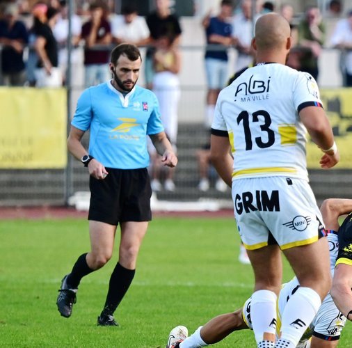 Julien Caulier au sifflet pour MHR/USAP