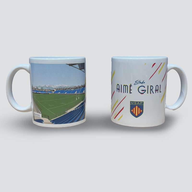 Mug Céramique Racing 92 - Supporter De Rugby - Contenance 325 Ml - Fabriqué En France - Neuf